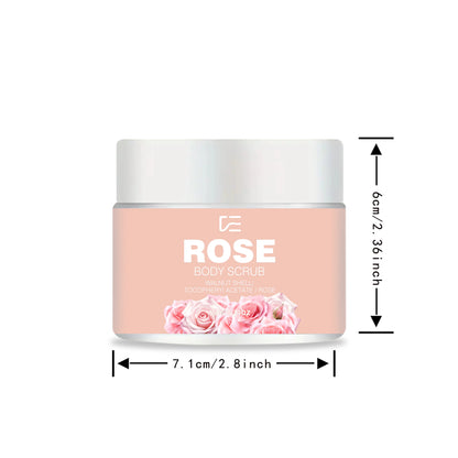Rose Body Scrub with Walnut