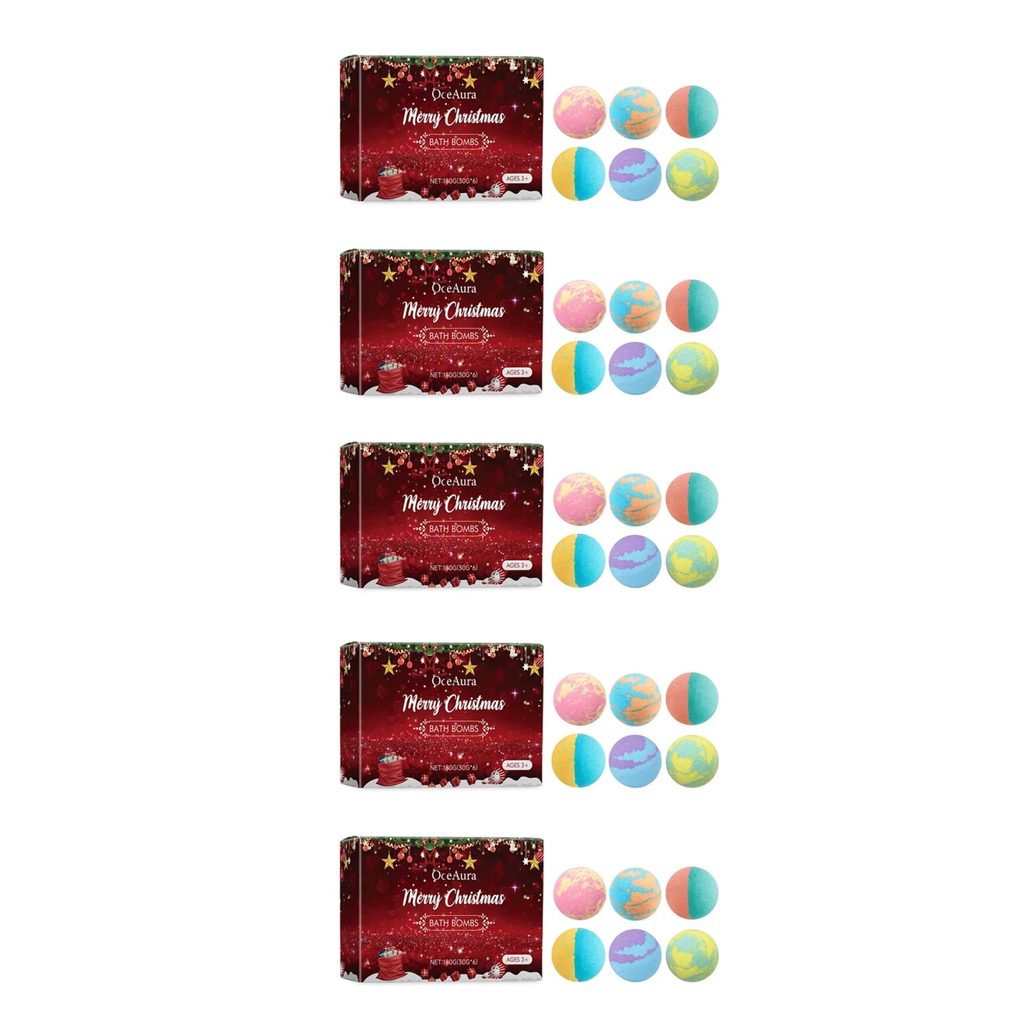 Christmas Bath Bomb Gift Set