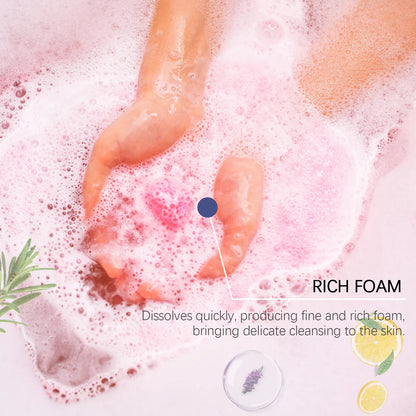 Rose Dragon Fruit Bath Bomb Set