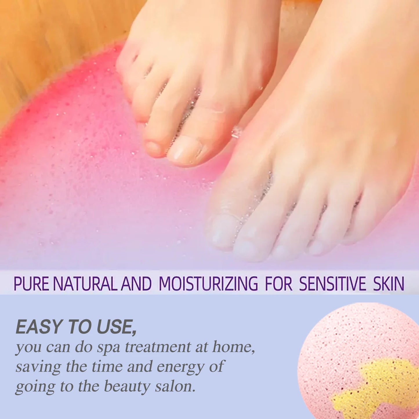 Rose Foot Spa Bath Tablets