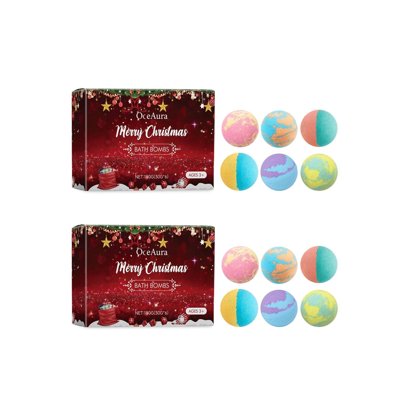 Christmas Bath Bomb Gift Set