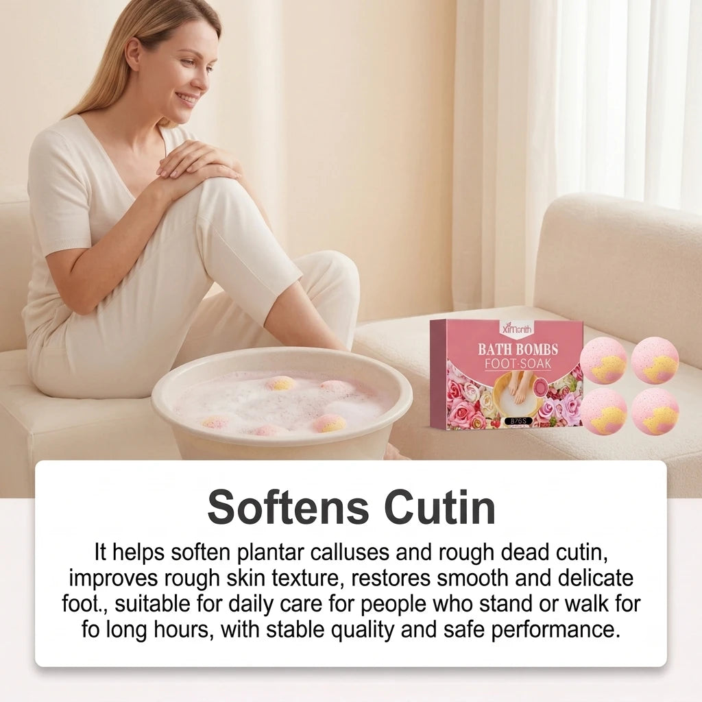 Rose Foot Spa Bath Tablets