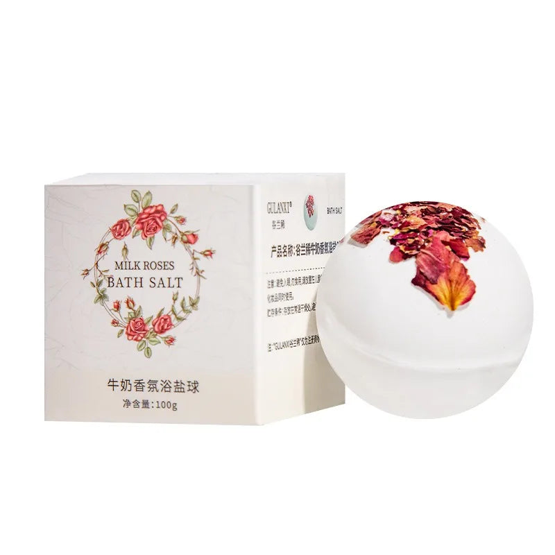 Rose Flower Bath Bomb