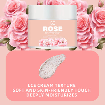Rose Body Scrub with Walnut
