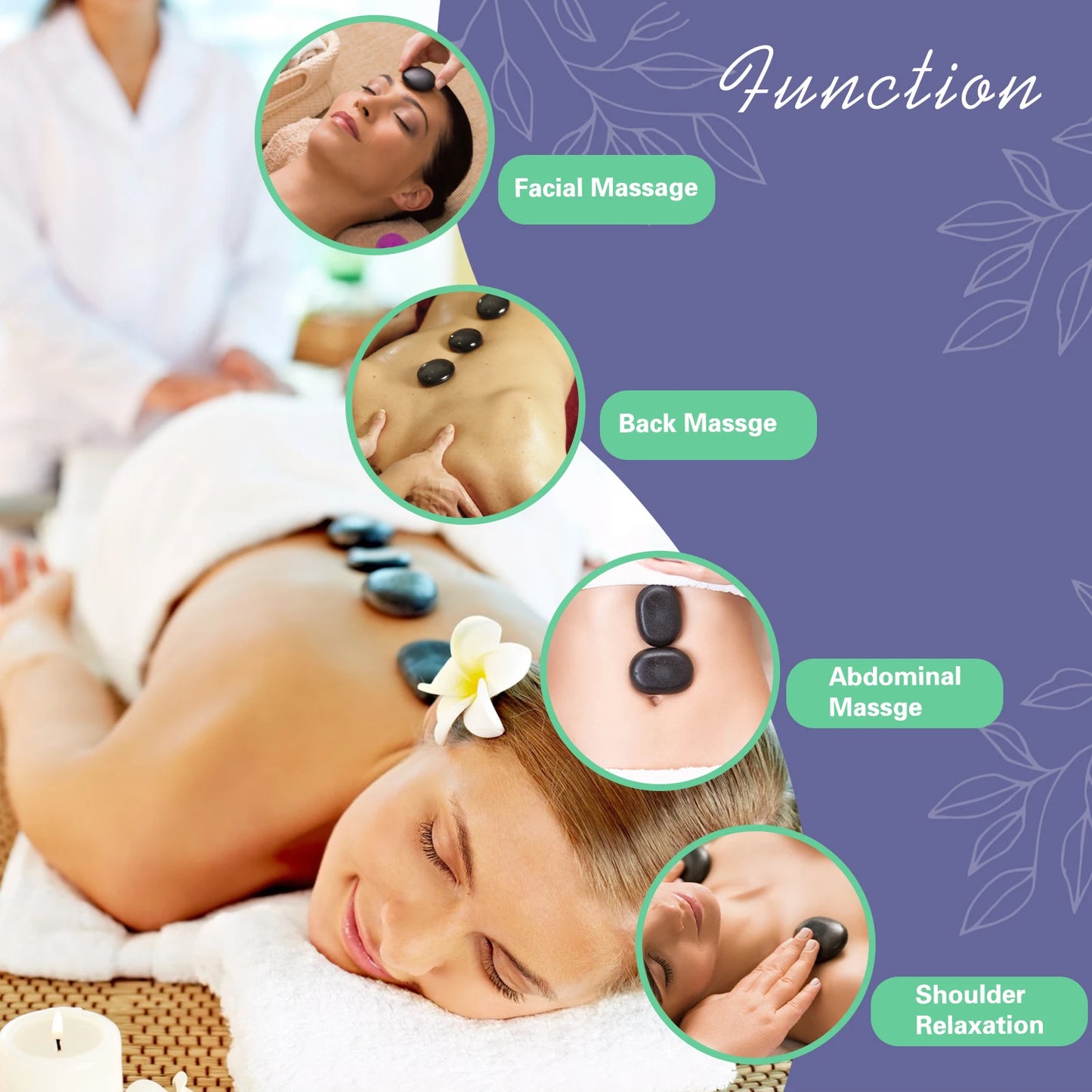 Hot Stone Massage Set