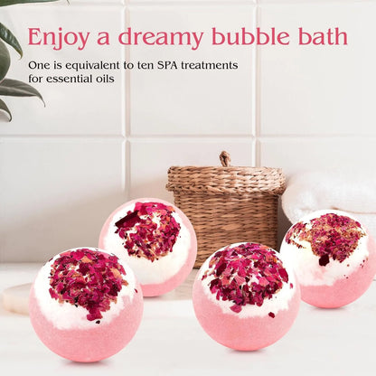Rose Flower Bath Bomb
