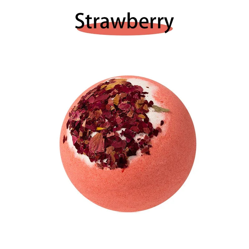 Dried Flower Bath Salt Balls