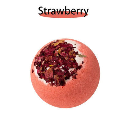 Dried Flower Bath Salt Balls