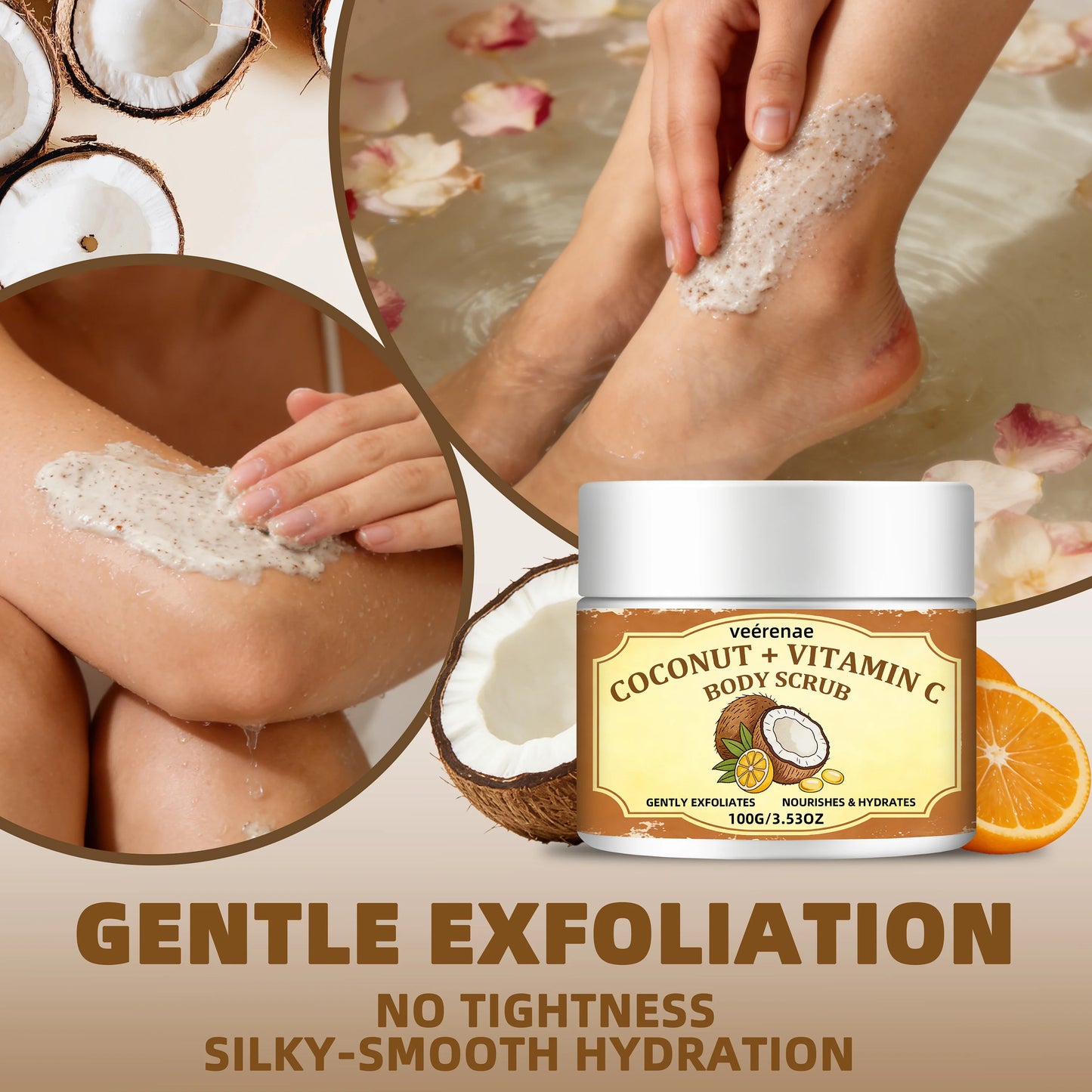 Gentle Coconut Vitamin C Scrub