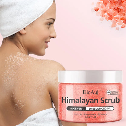 Himalayan salt body and face scrub with creamy souffle texture - Luxesel
