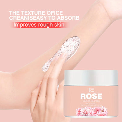 Rose Body Scrub with Walnut
