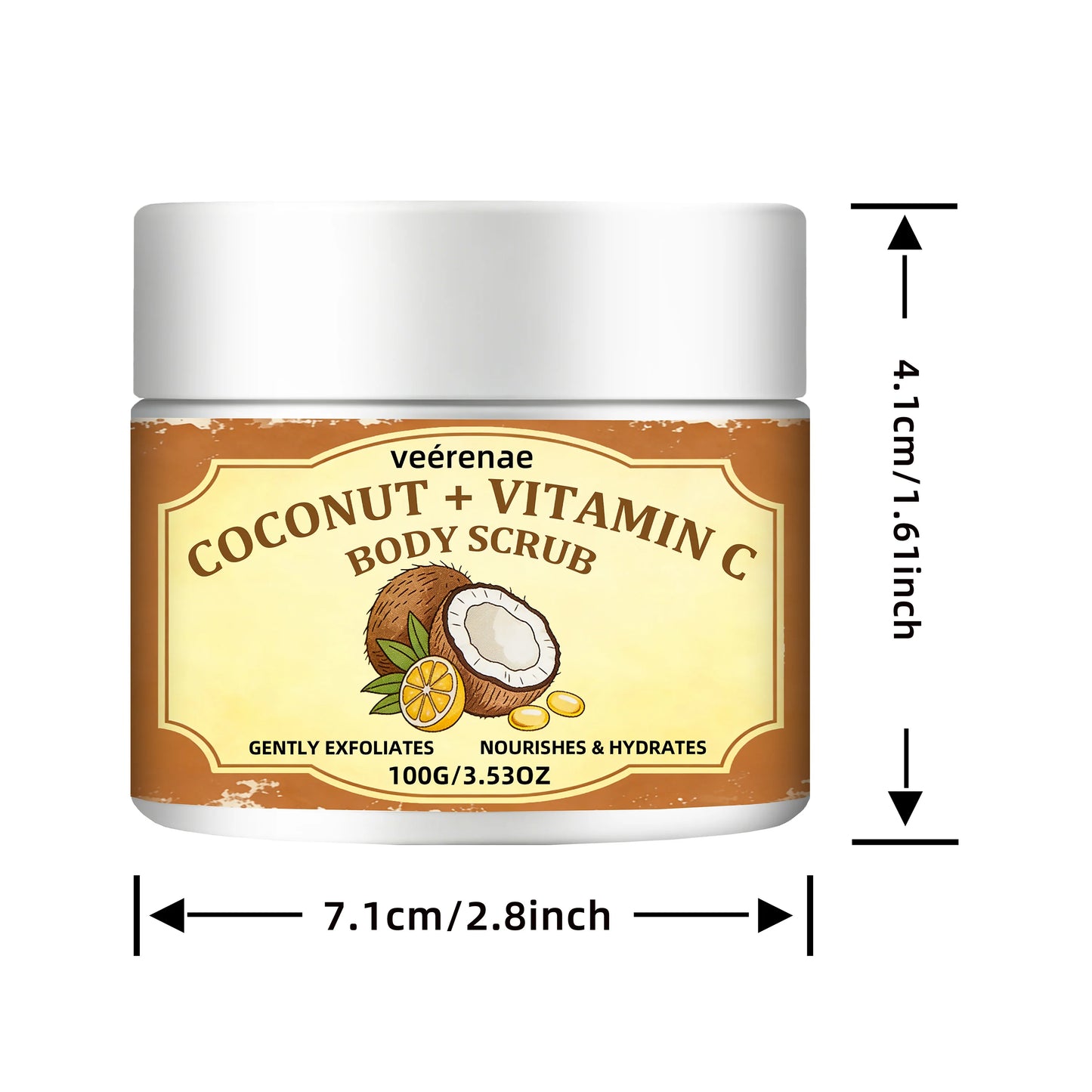 Gentle Coconut Vitamin C Scrub