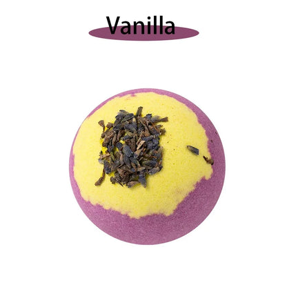 Dried Flower Bath Salt Balls