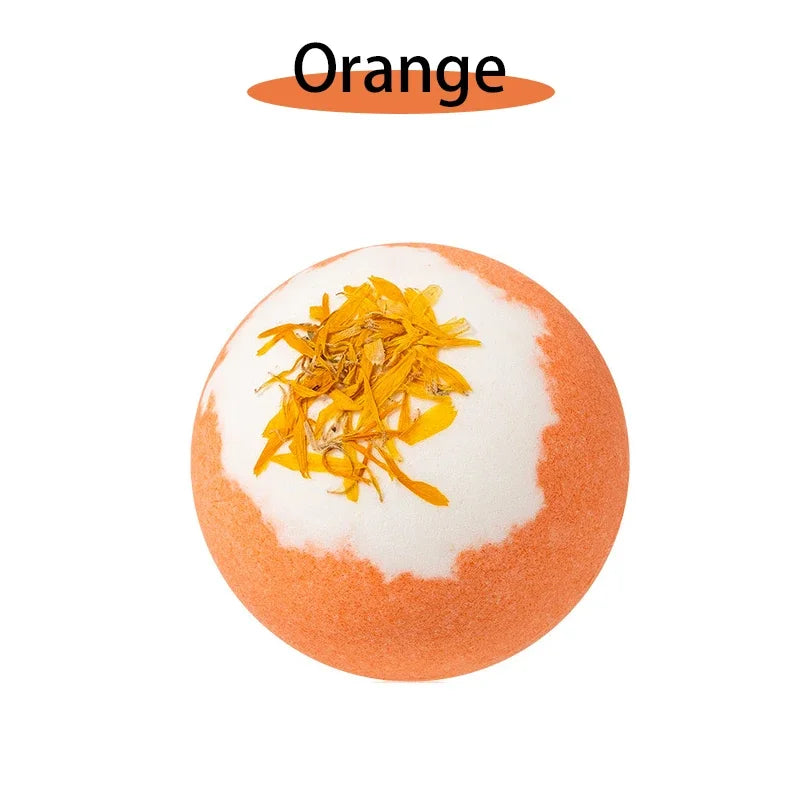 Dried Flower Bath Salt Balls