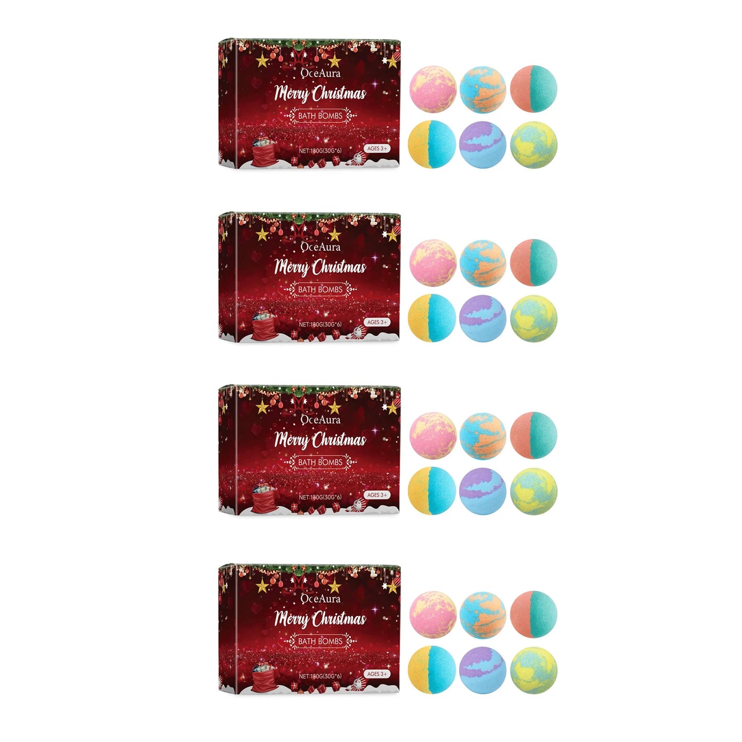 Christmas Bath Bomb Gift Set