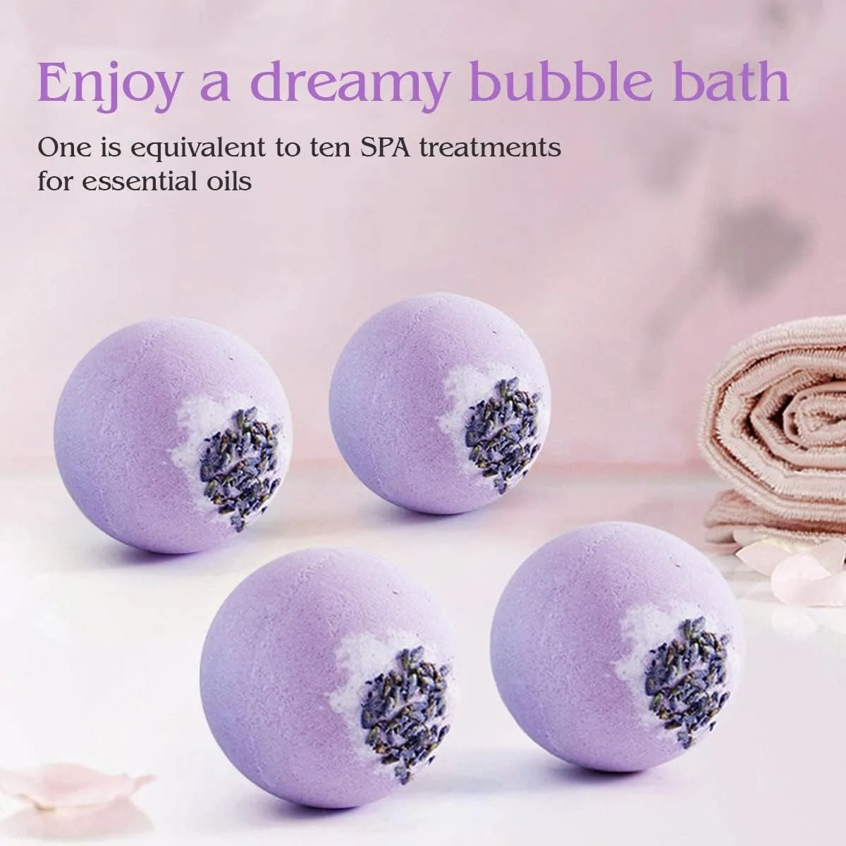 Rose Flower Bath Bomb