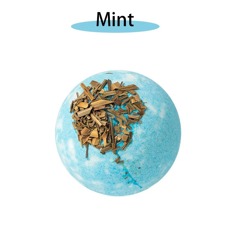 Dried Flower Bath Salt Balls