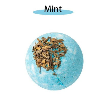 Dried Flower Bath Salt Balls