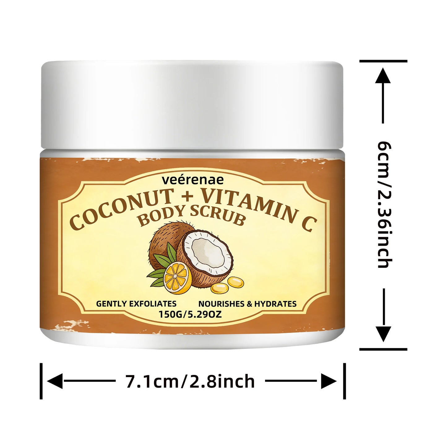 Gentle Coconut Vitamin C Scrub