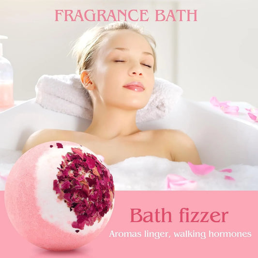 Rose Flower Bath Bomb