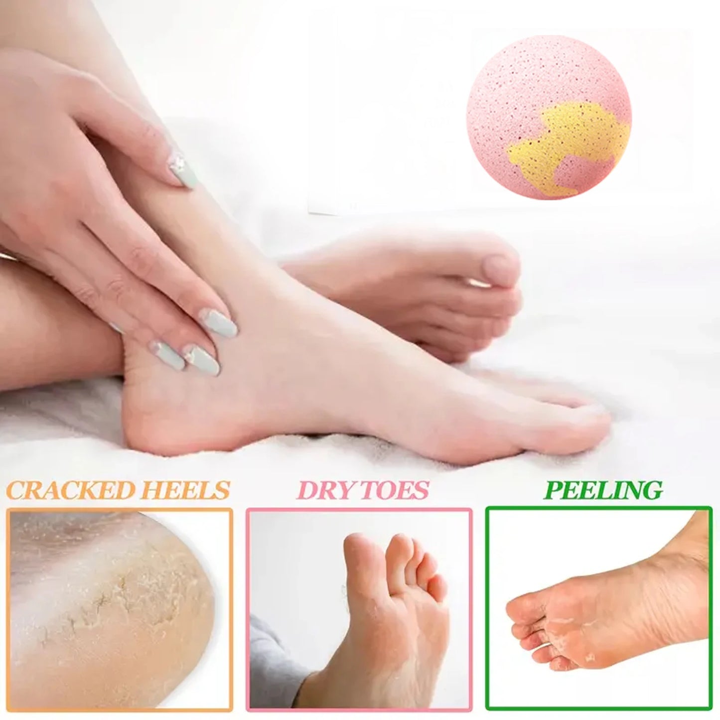 Rose Foot Spa Bath Tablets
