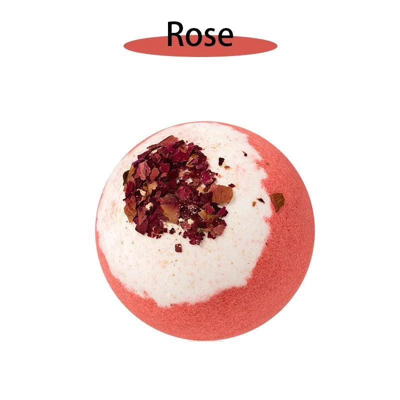 Dried Flower Bath Salt Balls