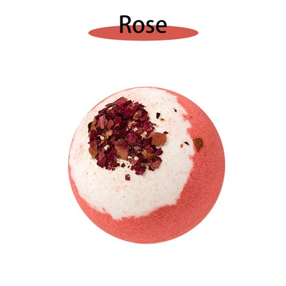 Dried Flower Bath Salt Balls