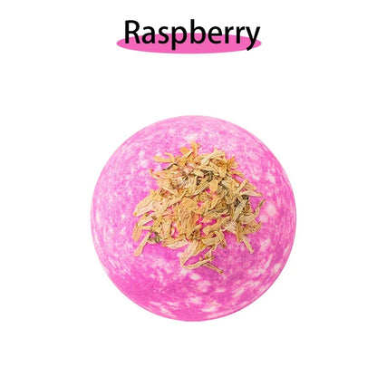 Dried Flower Bath Salt Balls